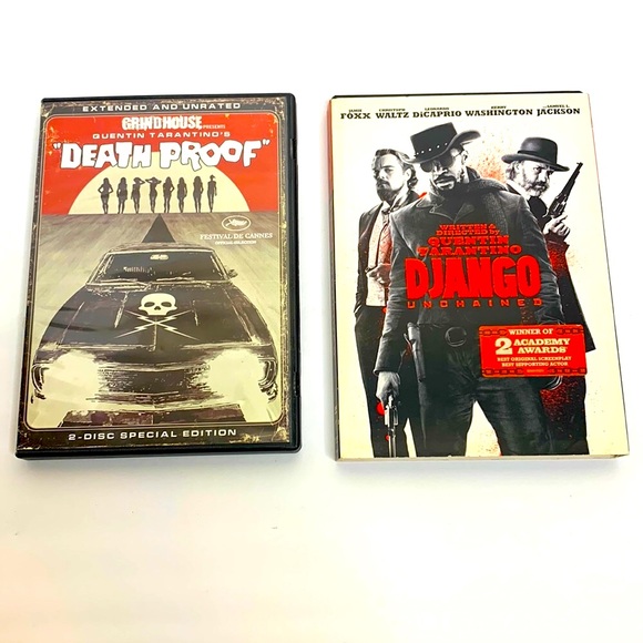 Other - DVD Bundle | Quentin Tarantino | DJANGO Unchained Deathproof Grindhouse Classic
